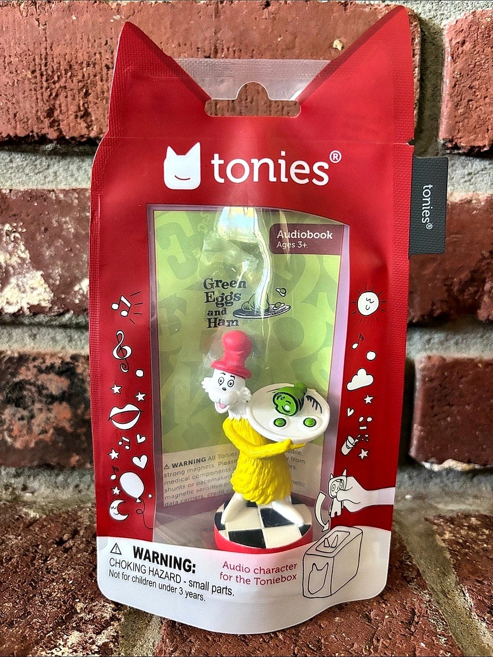 tonies Green Eggs and Ham Tonie Audio Character Red NWT